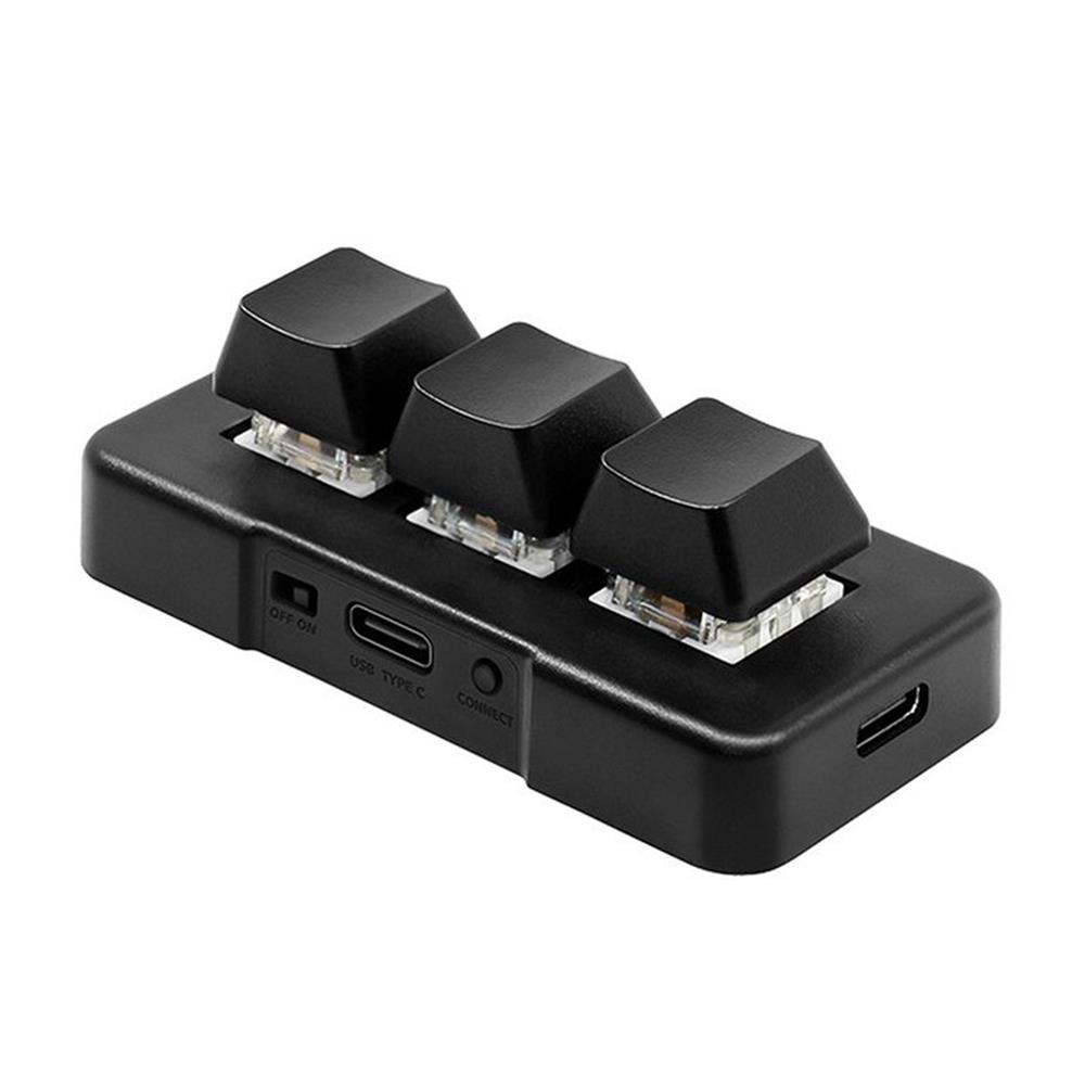 Gaming Keyboard Mini - MK321-Pro kleine Tastatur 3-Tasten angepasste Tastatur