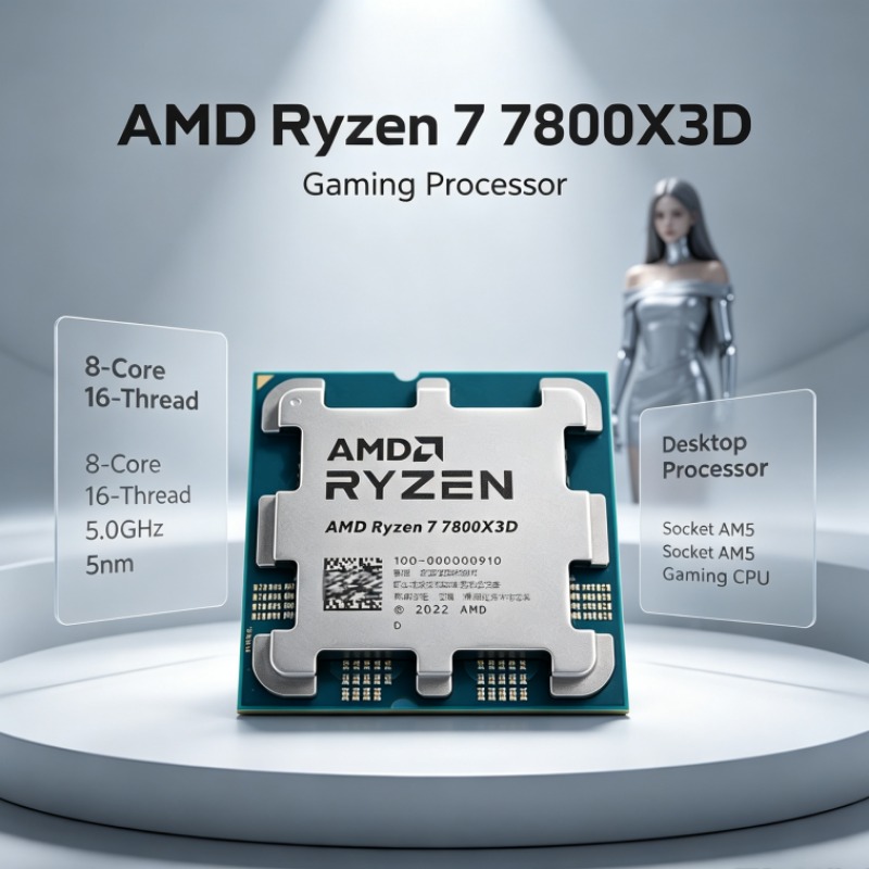 Amd Cpu Ryzen 7 - AMD Ryzen 7 7800X3D CPU Sockel