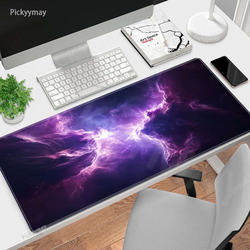 Gaming Keyboard High Ground - Purple Star Space Großes Mauspad 100
