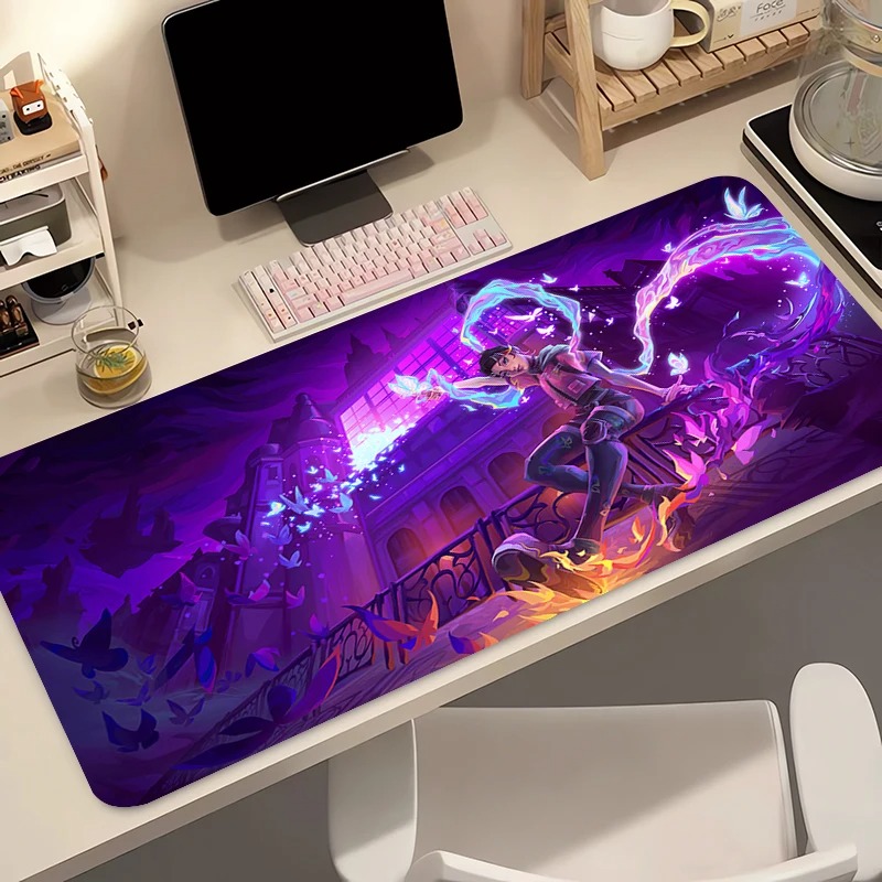 Gaming Keyboard Nearby - Mauspad Gamer Computer Anime PC Valorant