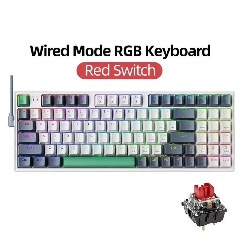 Kabelgebundene mechanische Tas – Gaming Keyboard Hot Swappable Bewertung und Preis