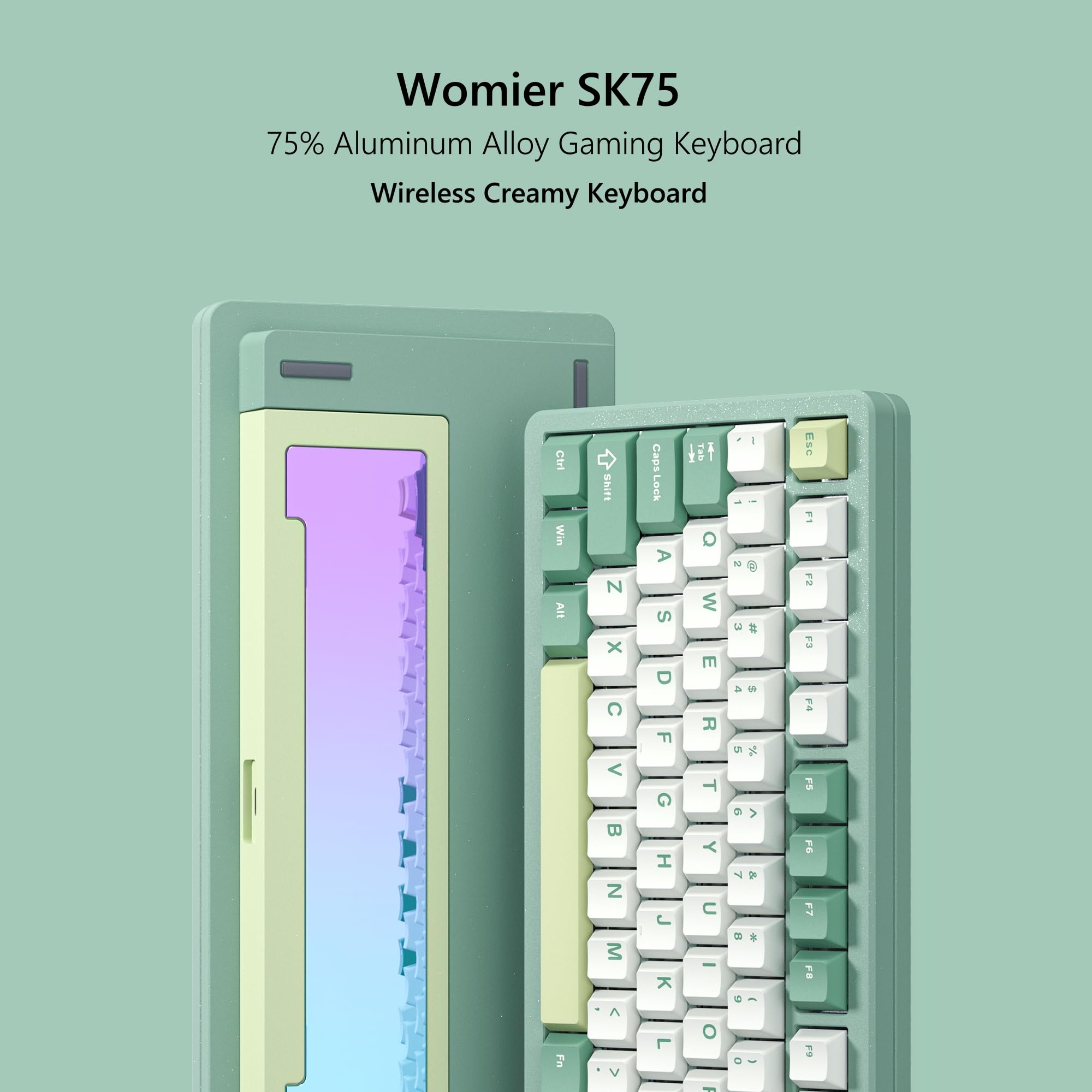 WOMIER SK75 Wireless Aluminium – Gaming Keyboard Hot Swappable Bewertung und Preis
